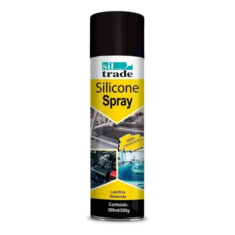Silicone Spray Siltrade Lubrificar Desmoldar 300ml