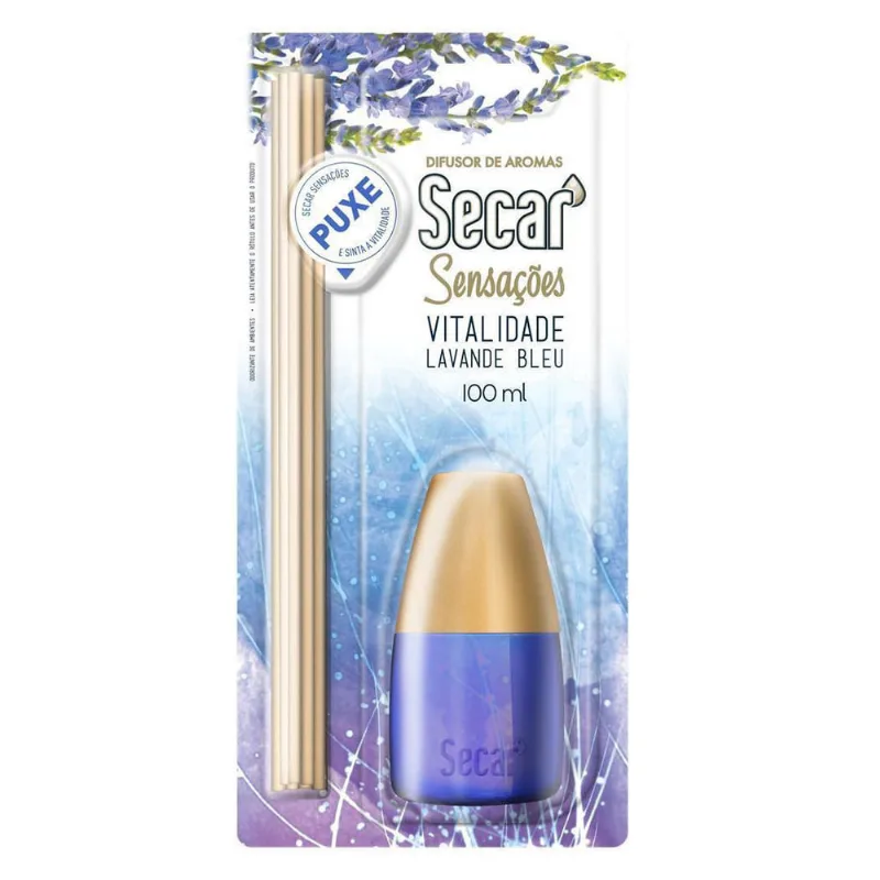 Difusor De Aromas Secar Sensações 6X100Ml Lavande Bleu