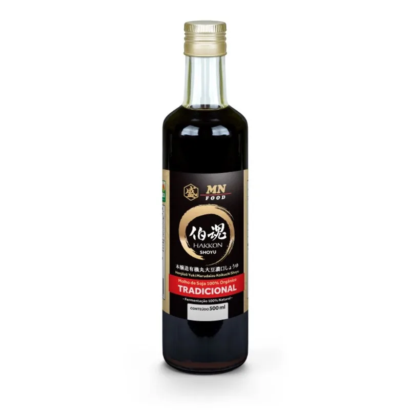 Kit 2X: Shoyu Orgânico Tradicional mn Food 500ml