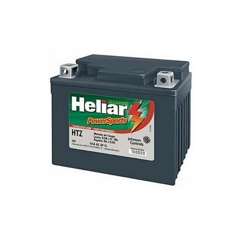 Bateria Heliar Htz6 125/150 Cg/titan/biz/nxr/bros/fan/xre300