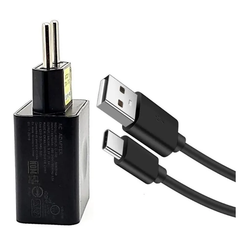 Carregador Rapido Ztd 5V 3A Para Moto One Macro Usb-C 1Mt
