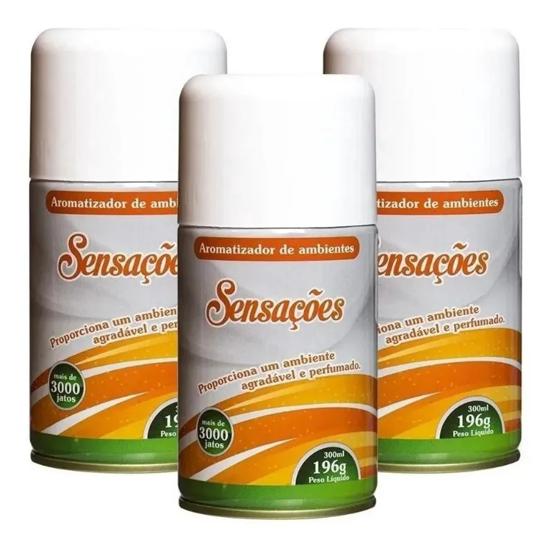 Kit Com 3 Unidades 5% Off - Aerossol Sensações Chá Branco