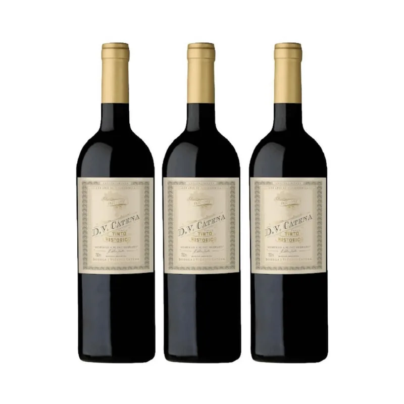 Vinho Dv Catena Tinto Historico 750 Ml Kit Com 03 Un