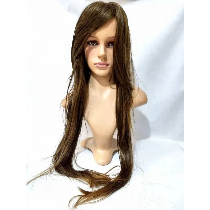 Peruca Lace Wig Lisa Castanho com Californiana Fibra Futura
