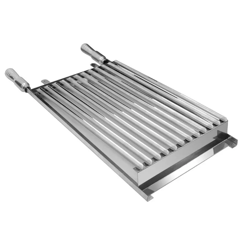 Grelha Parrilheira Argentina Em Inox - Santigrill 50 X 40 Cm