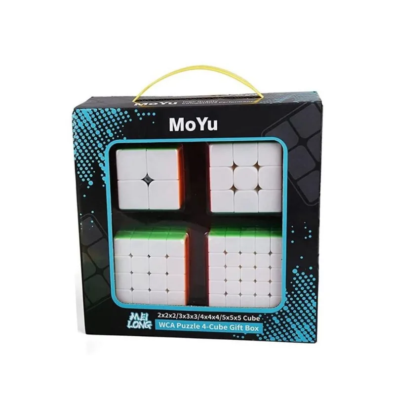 Kit Gift Box Presente Moyo 2x2 3x3 4x4 5x5 Stickerless