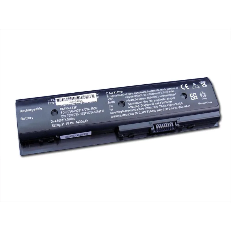 Bateria - Códigos Hstnn-lb3n - Preta