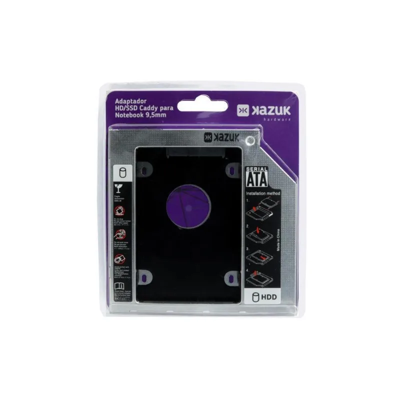 Adaptador Hd Ssd Caddy 9,5mm Kazuk