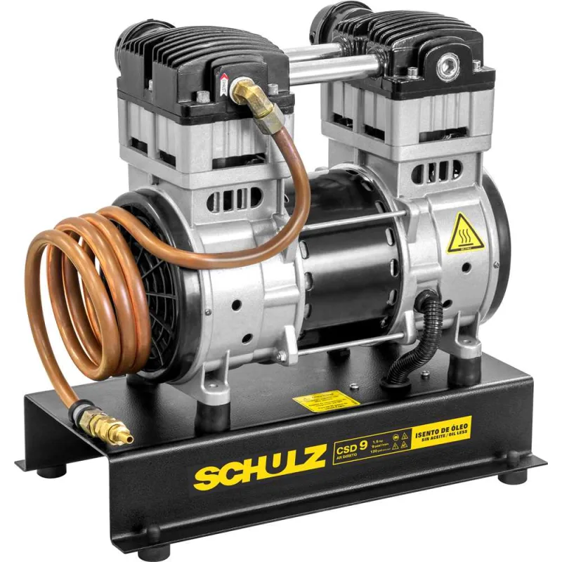 Cormpressor de ar dieto 1,5 cv 120 lbf/pol² 220 V~ CSD 9/AD - SCHULZ - SCHULZ - Máquinas E Compressores
