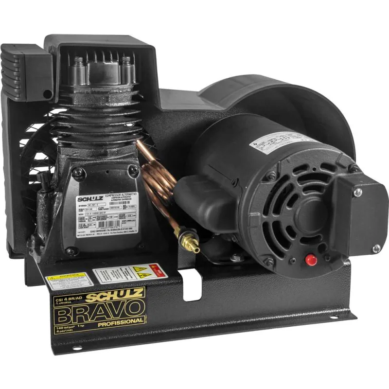 Compressor de ar direto 1,0 cv monofásico 220 V~ Bravo CSI 4 BR/AD SCHULZ - SCHULZ