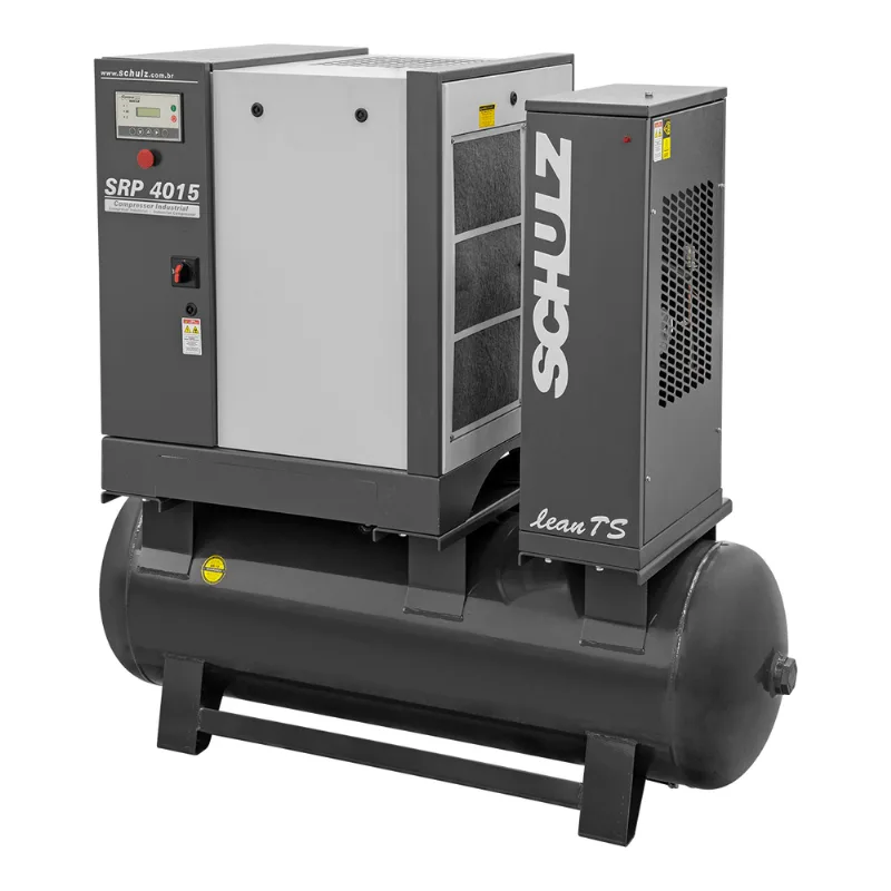 Compressor de Ar de Parafuso com Tratamento de Ar Integrado Lean TS Schulz SRP 4015 380V - 970.4310-0 - Schulz