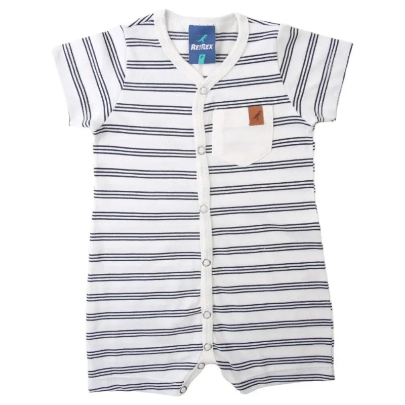 Macacão Bebê Curto Reirex P Off White 1249057 (MP)