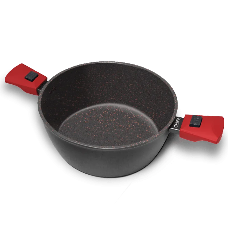 Panela Ichef Polishop Ultra Family Size Red 24cm | Ichef