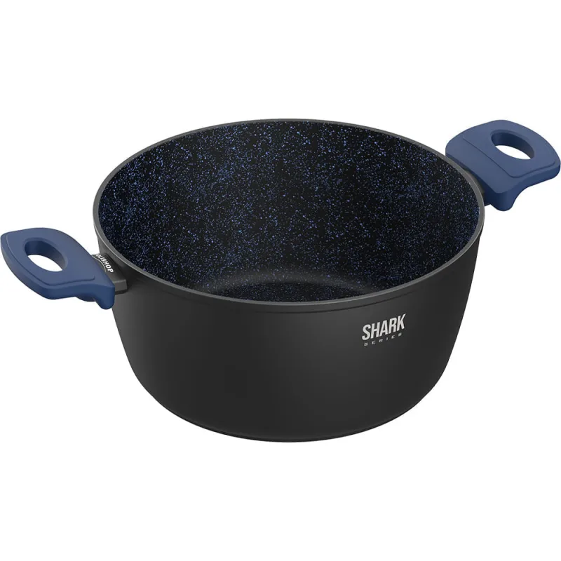Panela Polishop Ichef Home Family Size Shark Series Azul 24cm | Azul - Ichef - Utilidades Domesticas