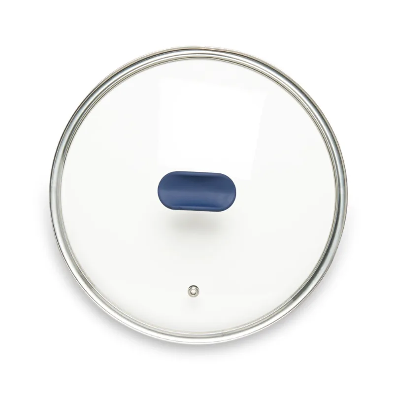 Tampa de Vidro Ichef Polishop - Shark Series - 24Cm - Azul | Azul 24 cm