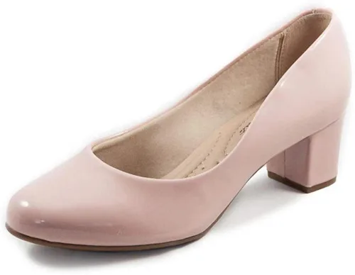 Sapato B.rio Verniz 4777309134884192 Bege 34 - RIO