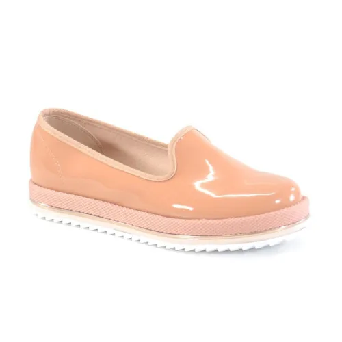 Tenis B.rio 41963001678762674 Verniz Nude Ouro 36 - RIO