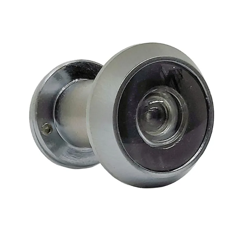 Olho Mágico Para Porta Madeira Visor Inox Escovado Stam 180