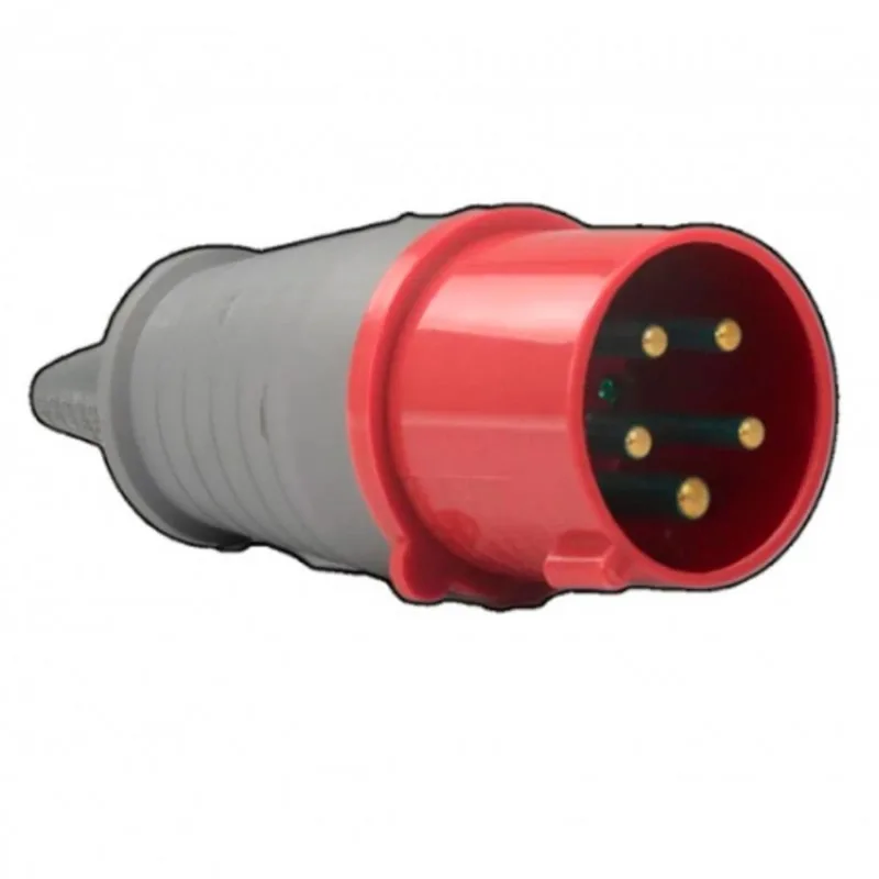 Plug Industrial 16A Vermelho 5 Polos Weg 380 - 440V - 6H