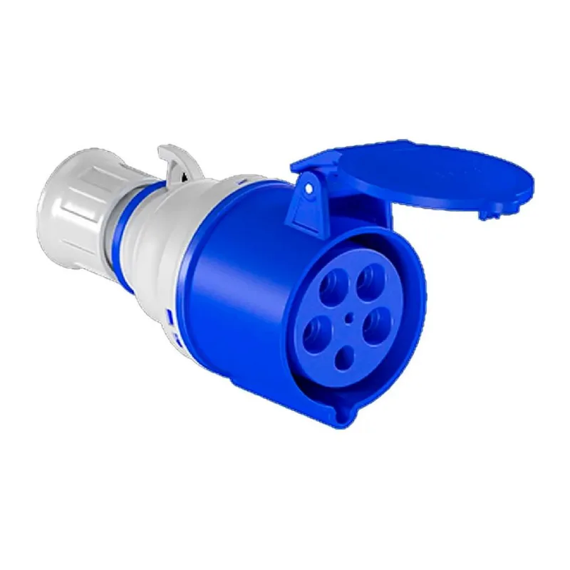 Conector Industrial 32A Azul 5 Polos Weg 220 - 240V - 9H - WEG