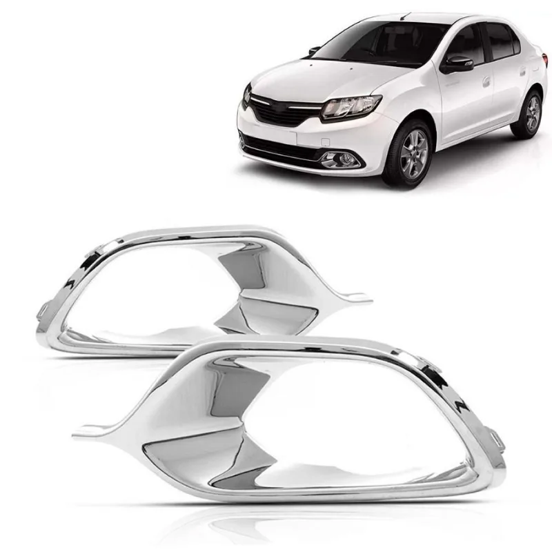 Aro Moldura Renault Logan 2018 Cromado