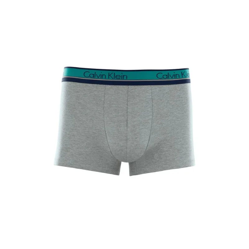 Cueca Boxer Cotton Calvin Klein Cinza Mescla Claro GG