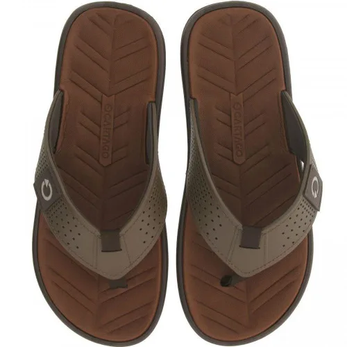Chinelo Cartago Malta Iv Cinza/bege - CARTAGO
