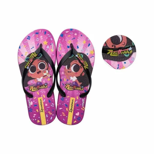 Chinelo Ipanema Clube Da Rosa/preto - IPANEMA