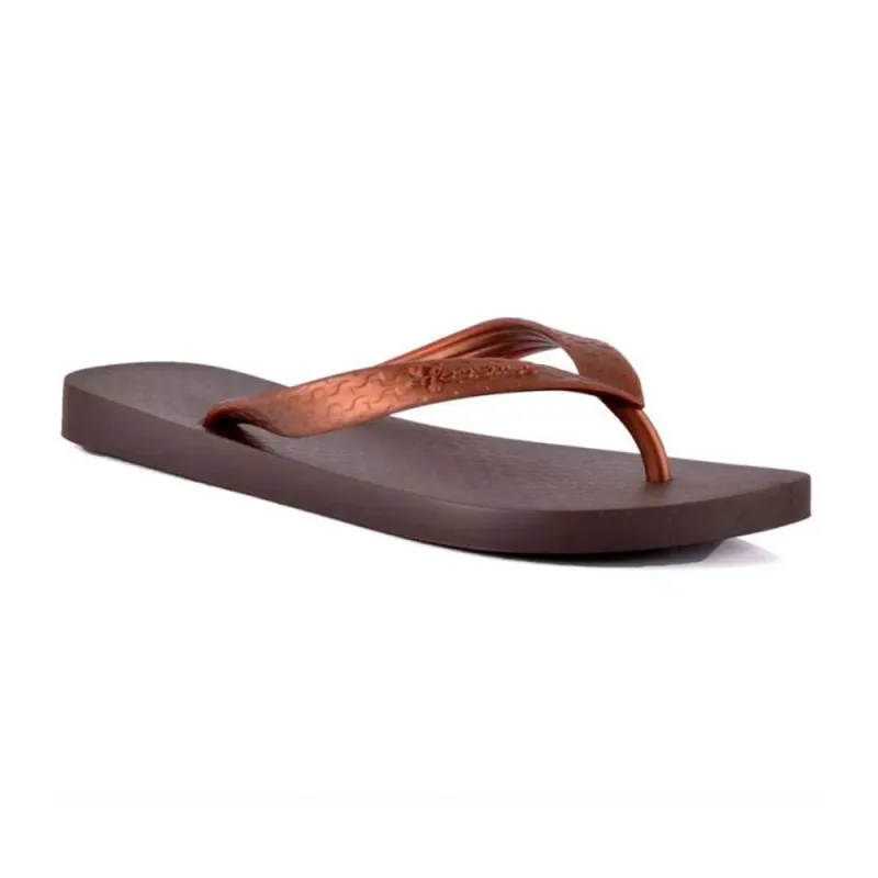Sandália Grendene Feminina Clássica Tan Marron e Cobre 37/38 - GRENDENE - Vestuário