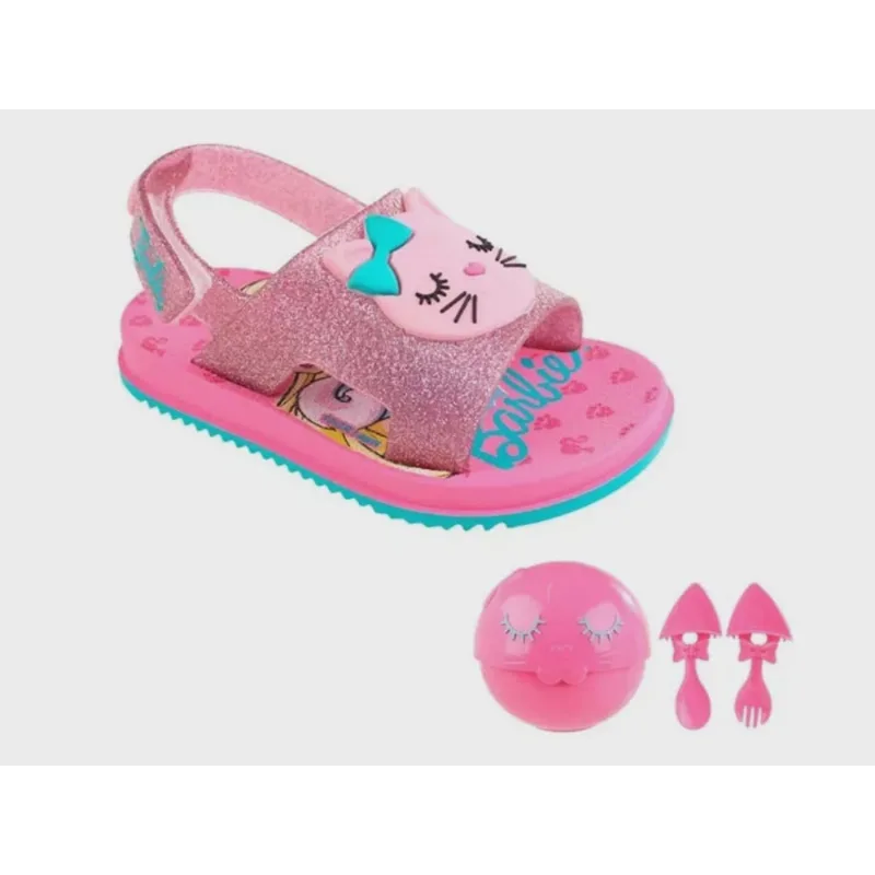 Sandália Infantil Grendene Barbie Fashion Cat