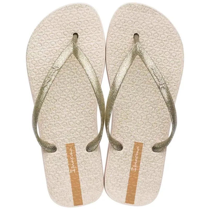 CHINELO IPANEMA GLITTER A BEGE OURO - IPANEMA - Vestuário