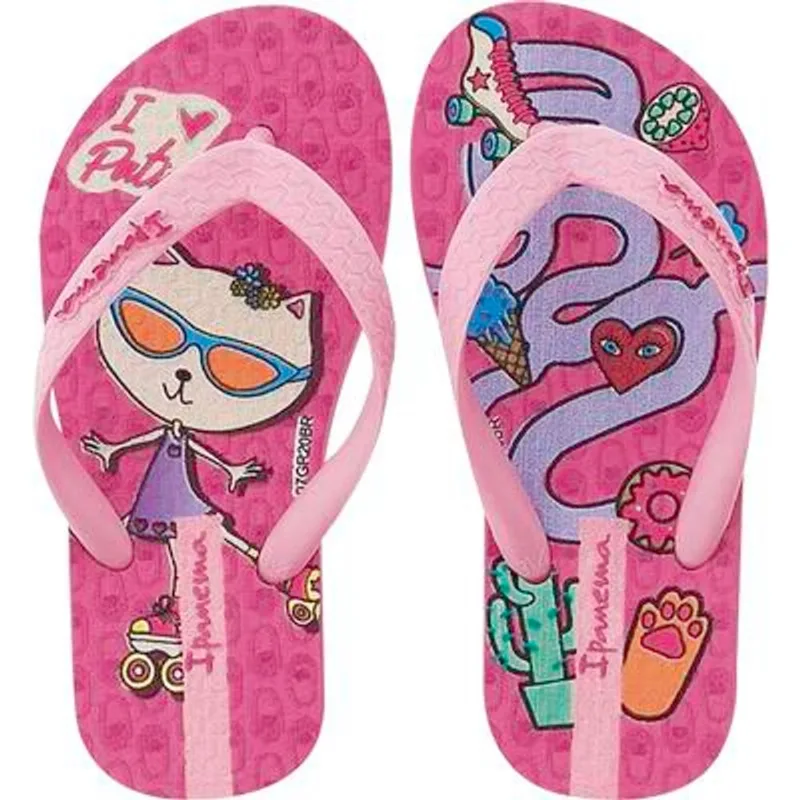 Sandália Temas Ipanema Rosa 29/30 Par