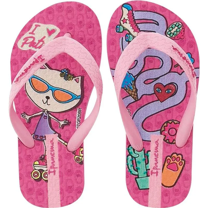 Sandália Temas Ipanema Rosa 31/32 Par