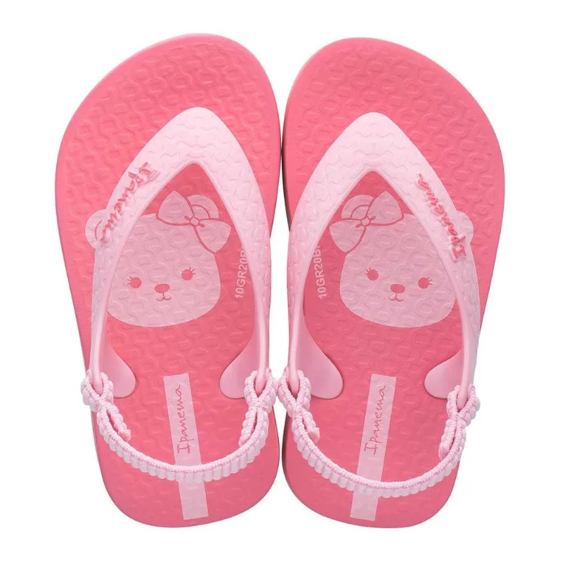 Chinelo Ipanema Crianca Fofura Baby Rosa 17/18