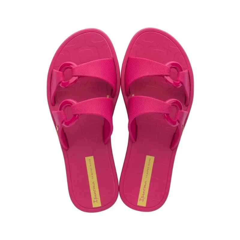 Chinelo Ipanema Feminina Infantil Slide Ella Rosa