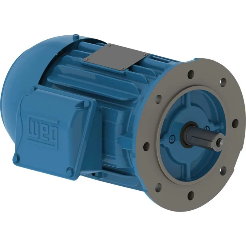 Motor elétrico flangeado trifásico IR3 1,00 cv 4 polos 220 V/380 V - WEG - WEG - Máquinas E Compressores