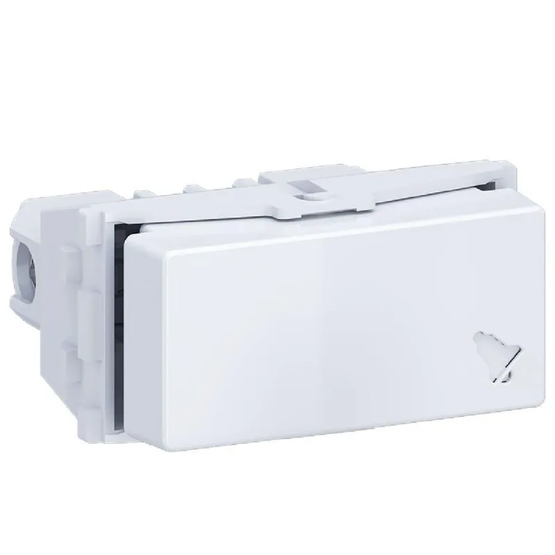 Pulsador Para Campainha Universal Com 10 Ampères 250 Volts Branco - E011100160 - Wetzel