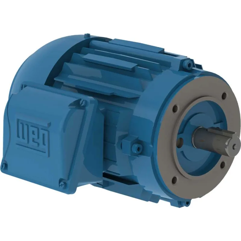 Motor elétrico flangeado trifásico IR3 0,75 cv 4 polos 220 V/380 V - WEG - WEG - Máquinas E Compressores