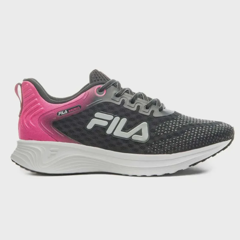 Tênis Esportivo Feminino Magnus Preto Bordô Prata Fila F02AT00024-2984
