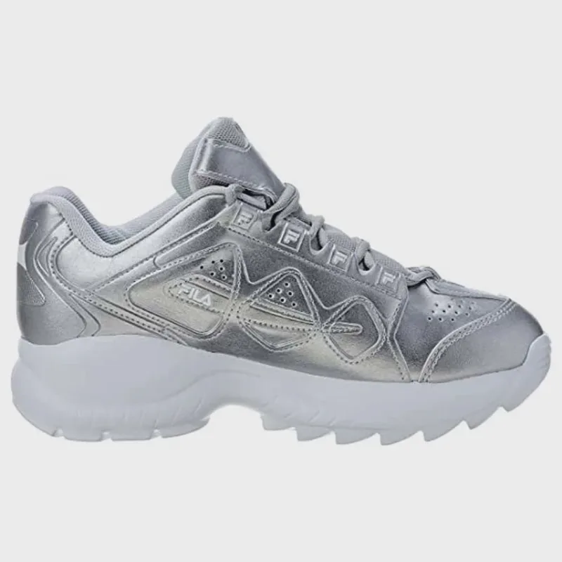 Tênis Feminino Casual Styling Prata Branco Fila 1477