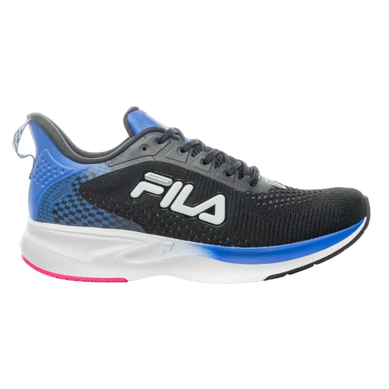 Tenis Fila Racer One Preto/royal/branco 035,5