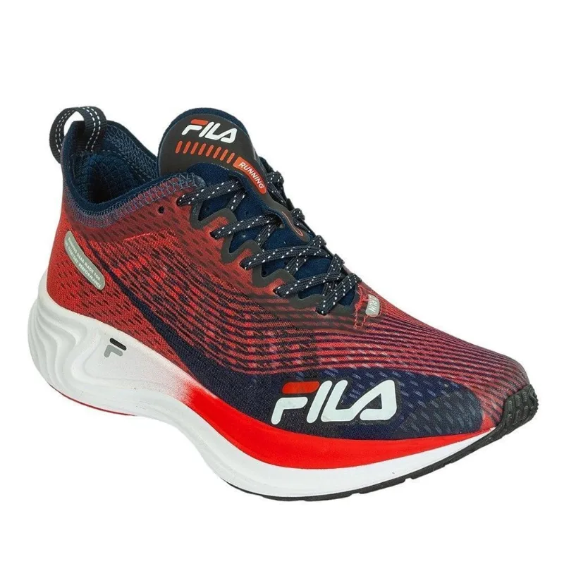 Tênis Fila Racer Carbon Tri Feminino 36 / Marinho e Vermelho