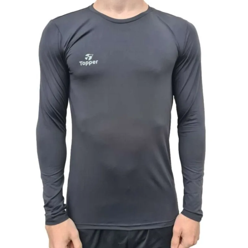 T-Shirt Topper Térmica Classic Uv50 New GG / PRETO - Topper
