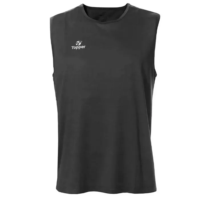 Regata Masculina Topper Treino Classic Poliéster Preta - Topper