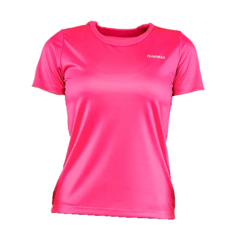 Camiseta Feminina Rainha Basic Classic Poliéster Rosa - Rainha - Moda
