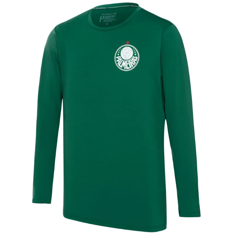Camiseta Infantil - M/l - Palmeiras - Brave II - Uv50 - Verde - Tam2 - Betel