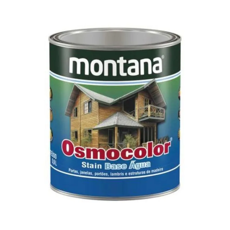 Osmocolor Stain Base Água Transparente 900ml - Acabamento Acetinado para Madeira