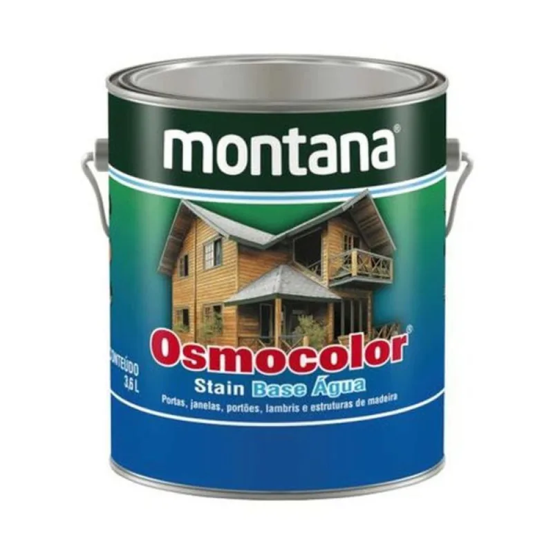 Osmocolor Stain Base Água Canela - Galão 3,6 Litros - Acabamento Acetinado para Madeira