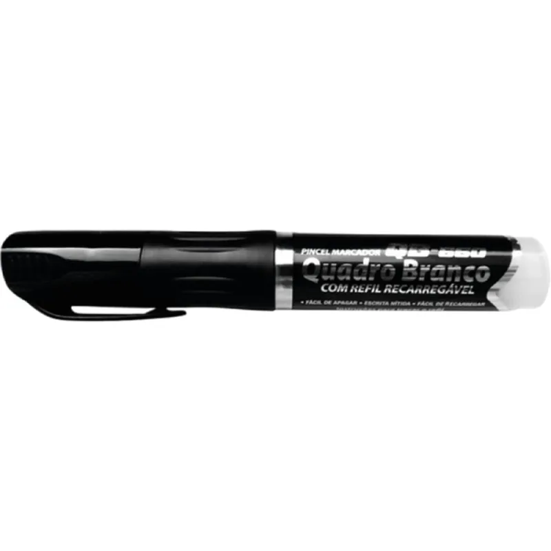 Pincel Quadro Branco QB550 Recarregavel Preto - GRAMP LINE