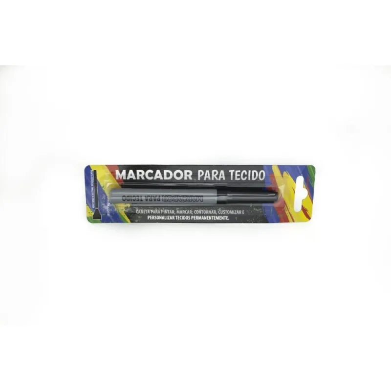 Caneta para Tecido Preta CT13 - GRAMP LINE - Papelaria